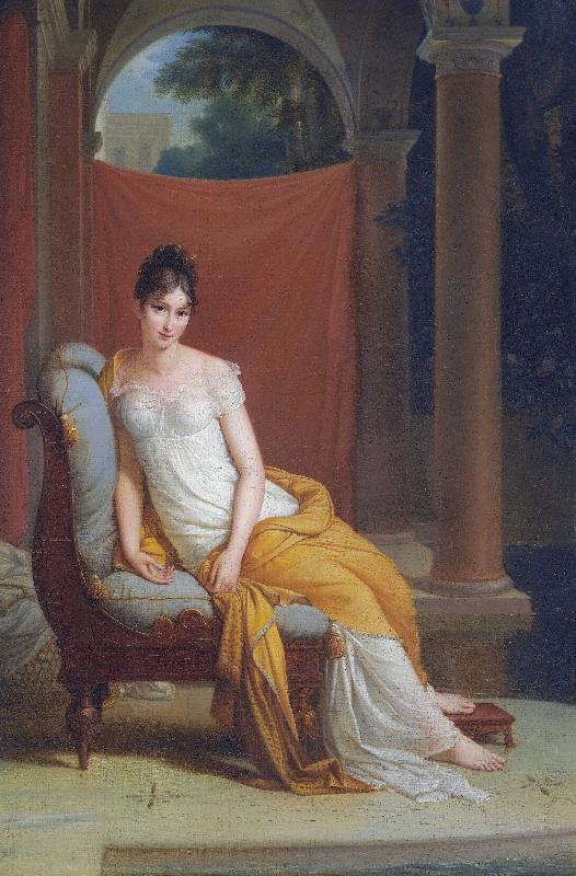 Alexandre-Evariste Fragonard Madame Recamier oil painting image